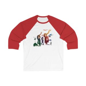 ABBA Unisex 3/4 Sleeve Baseball Tee