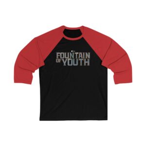 Fountain of Youth Unisex 3/4 Sleeve Baseball Tee