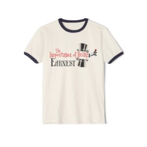 The Importance of Being Earnest Unisex Cotton Ringer T-Shirt
