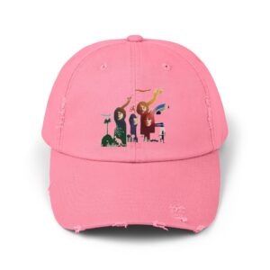 ABBA Unisex Distressed Cap