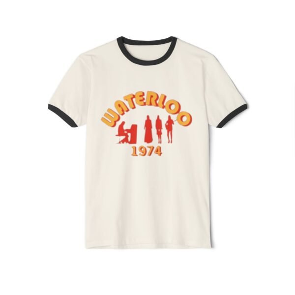 ABBA Unisex Cotton Ringer T-Shirt - Image 9