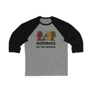 Nonnas Unisex 3/4 Sleeve Baseball Tee