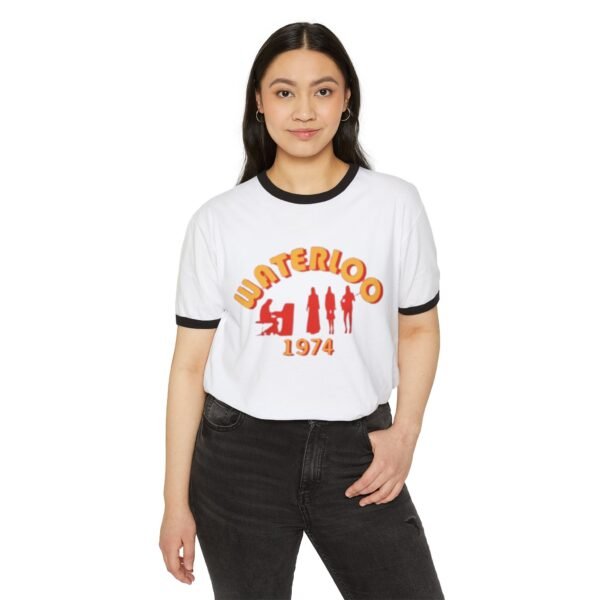 ABBA Unisex Cotton Ringer T-Shirt - Image 15