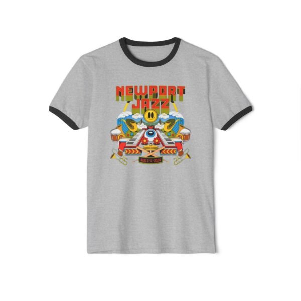 Newport Jazz Festival 2025 Unisex Cotton Ringer T-Shirt - Image 13