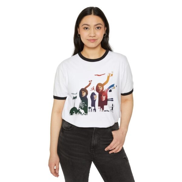 ABBA Unisex Cotton Ringer T-Shirt - Image 11