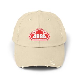 ABBA Unisex Distressed Cap