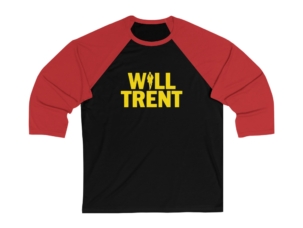 Will Trent Unisex 3/4 Sleeve Baseball Tee