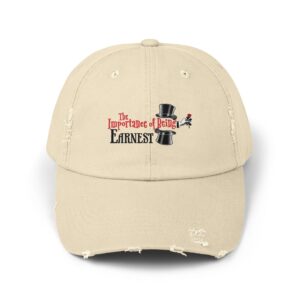 The Importance of Being Earnest Unisex Distressed Cap