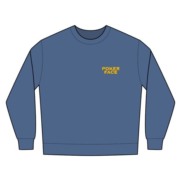 Poker Face Crewneck Sweatshirt - Image 2
