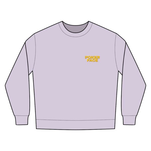 Poker Face Crewneck Sweatshirt - Image 3