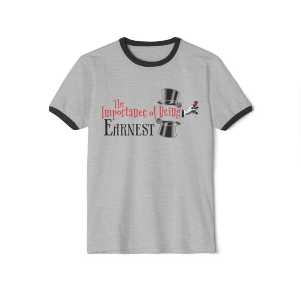 The Importance of Being Earnest Unisex Cotton Ringer T-Shirt - Image 13
