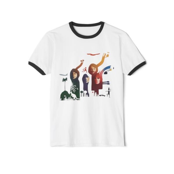 ABBA Unisex Cotton Ringer T-Shirt - Image 9