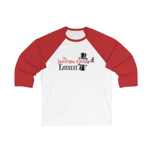 The Importance of Being Earnest Unisex 3/4 Sleeve Baseball Tee
