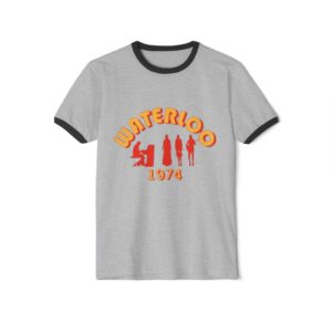 ABBA Unisex Cotton Ringer T-Shirt
