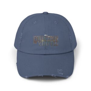 Fountain of Youth Unisex Distressed Cap