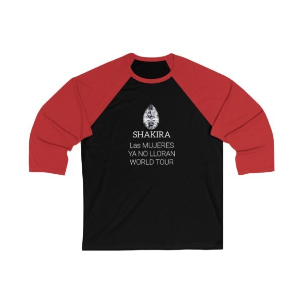Shakira Unisex 3/4 Sleeve Baseball Tee