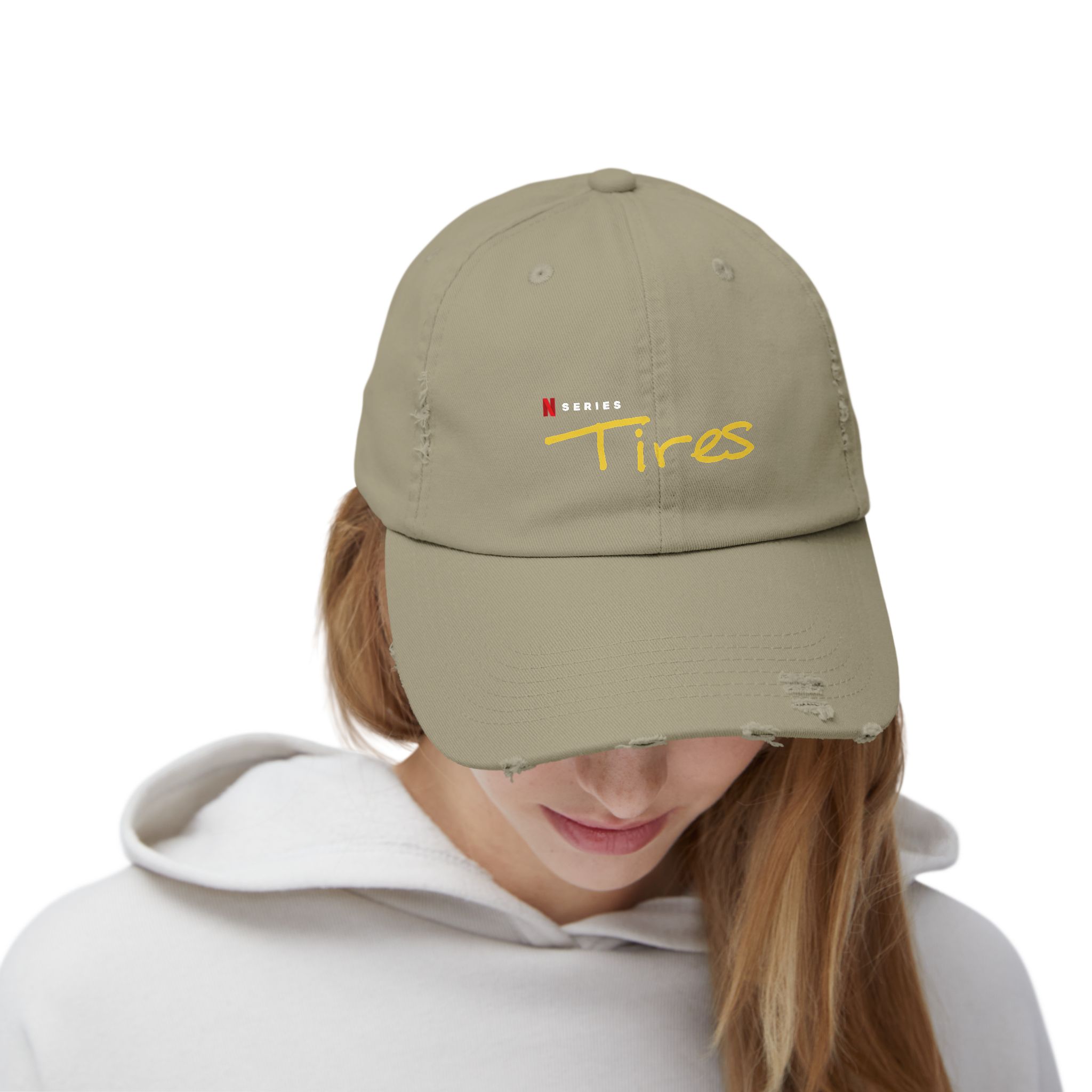 Tires Unisex Distressed Cap - Image 8