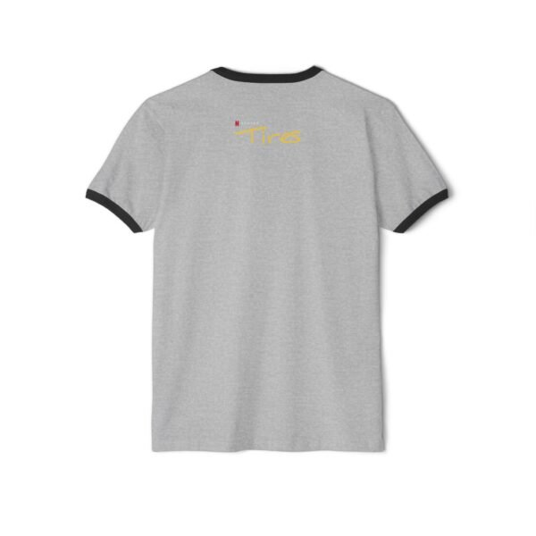 Tires Unisex Cotton Ringer T-Shirt - Image 2