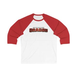 How to Train Your Dragon Unisex 34 Sleeve Baseball Tee