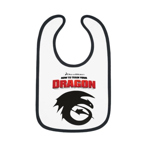 How To Train Your Dragon Baby Contrast Trim Jersey Bib
