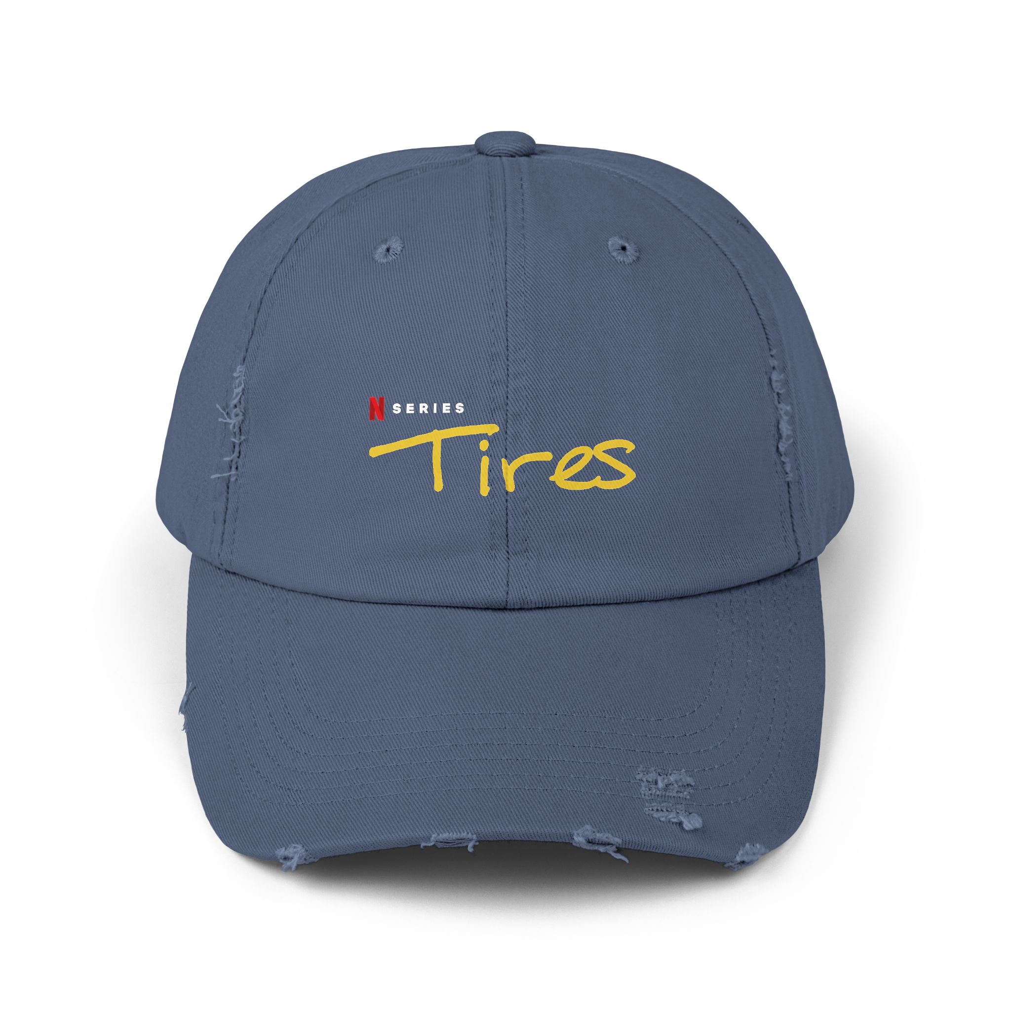 Tires Unisex Distressed Cap - Image 9