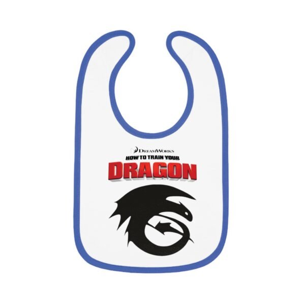 How To Train Your Dragon Baby Contrast Trim Jersey Bib - Image 13