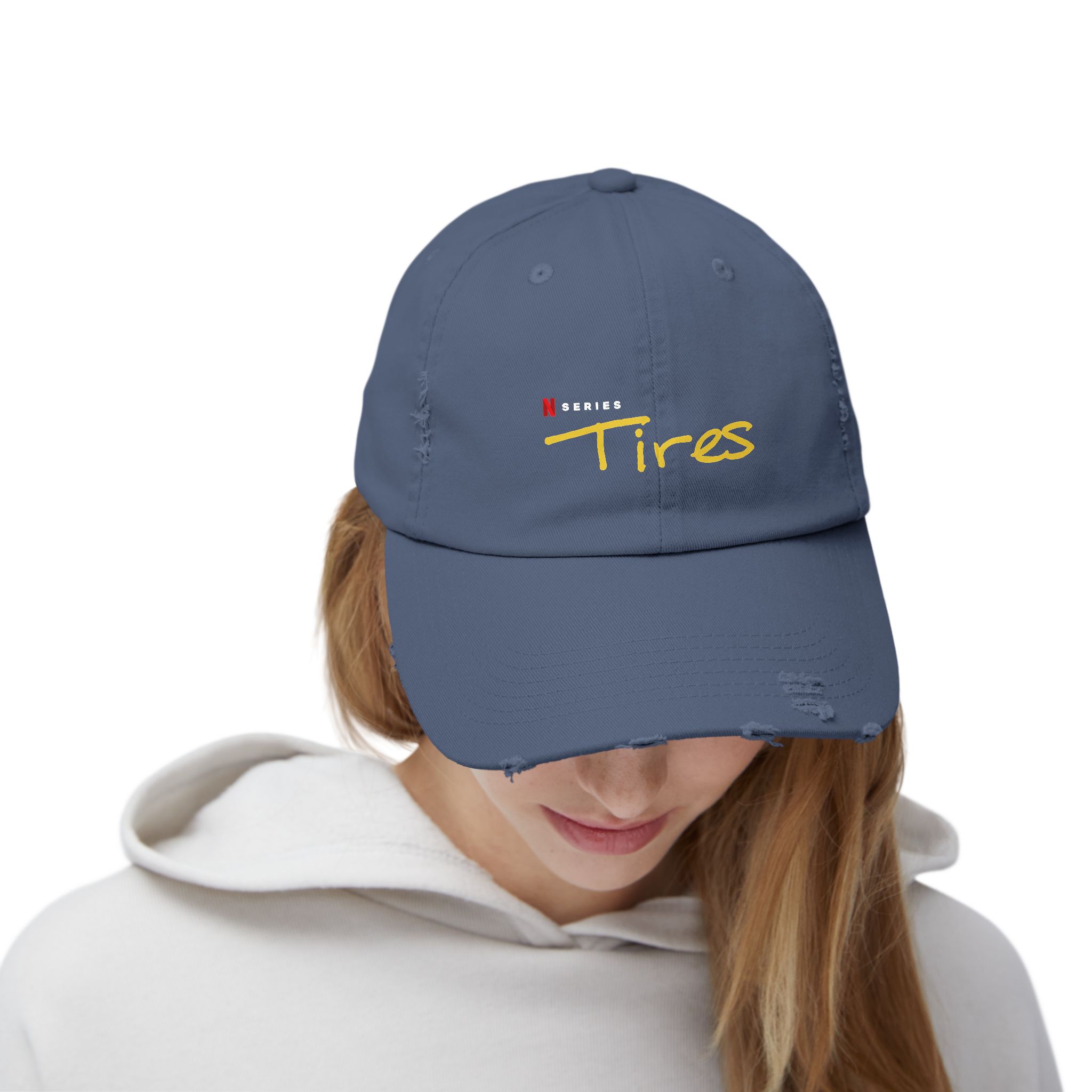 Tires Unisex Distressed Cap - Image 12