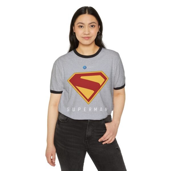 Superman Unisex Cotton Ringer T-Shirt - Image 15