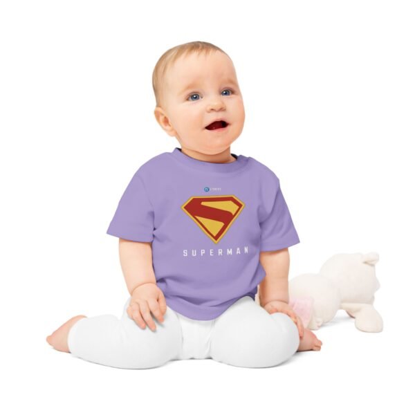 Superman Steps Baby T-Shirt - Image 3