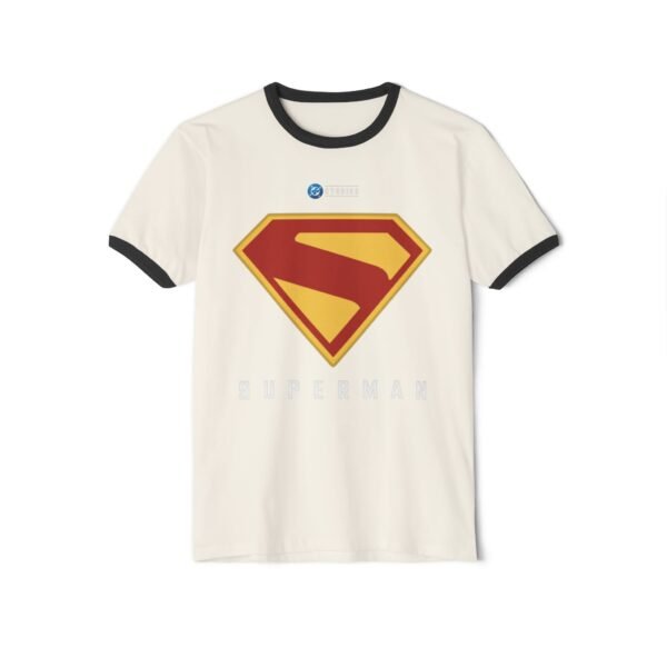 Superman Unisex Cotton Ringer T-Shirt - Image 5