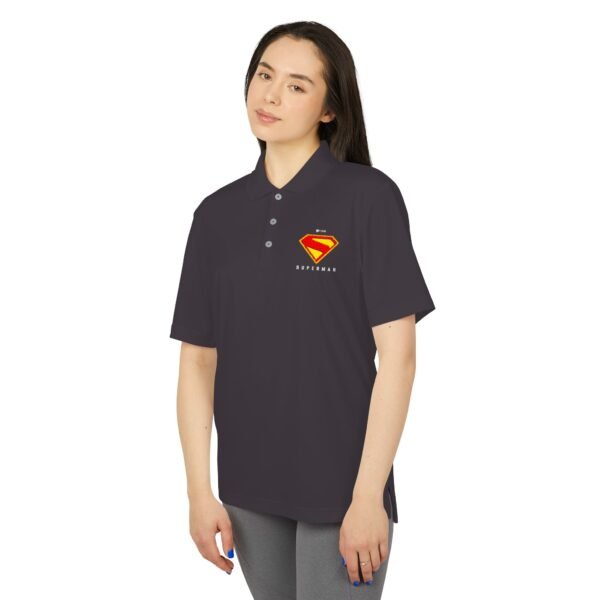 Superman Adidas Unisex Performance Polo - Image 7