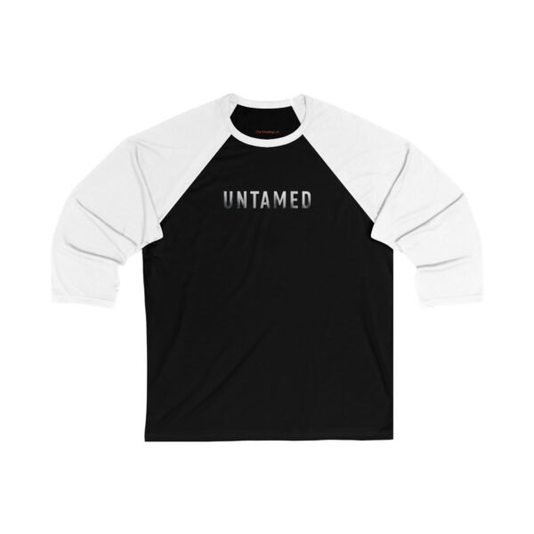Untamed Unisex 34 Sleeve Baseball Tee - Image 3