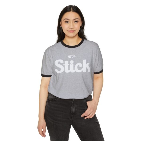 Stick Unisex Cotton Ringer T-Shirt - Image 3