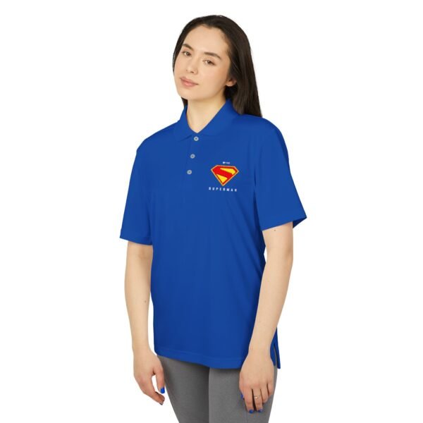 Superman Adidas Unisex Performance Polo - Image 15