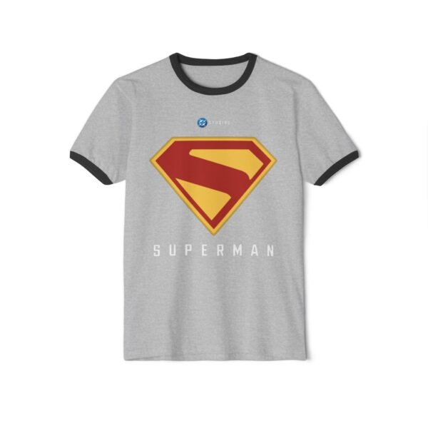 Superman Unisex Cotton Ringer T-Shirt - Image 13