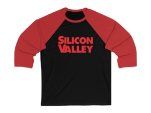 Silicon Valley Unisex 34 Sleeve Baseball Tee