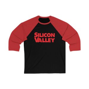 Silicon Valley Unisex 34 Sleeve Baseball Tee