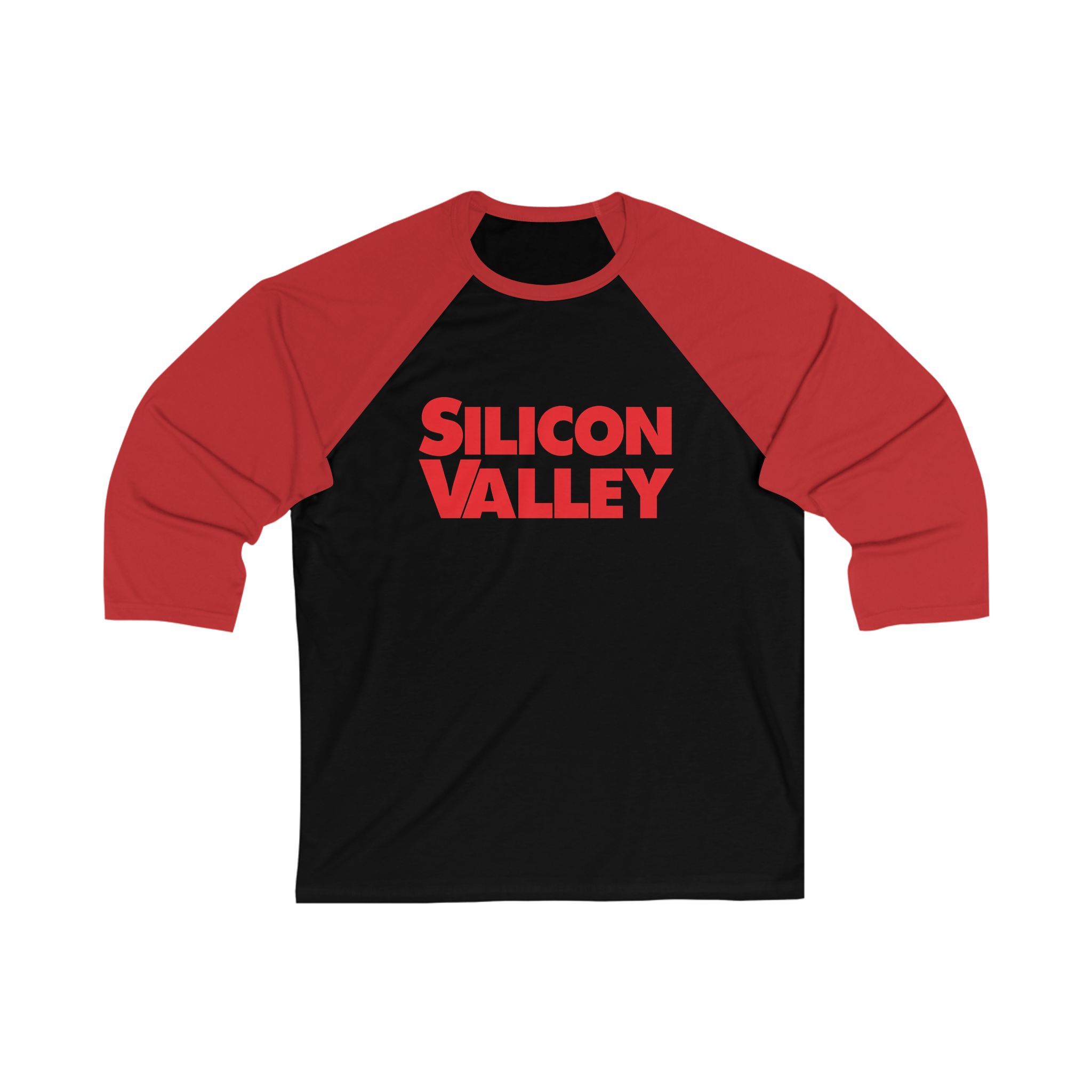 Silicon Valley Unisex 34 Sleeve Baseball Tee
