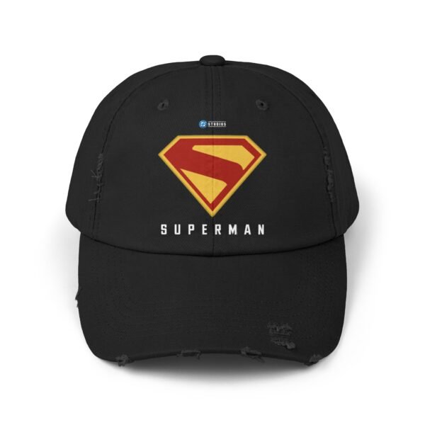 Superman Unisex Distressed Cap