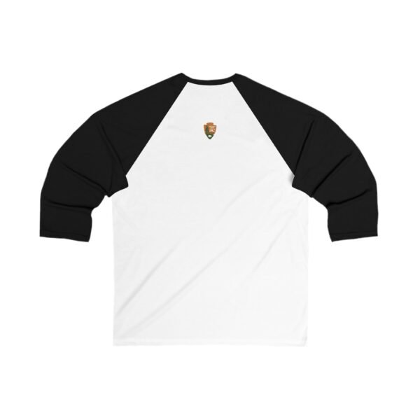 Untamed Unisex 34 Sleeve Baseball Tee - Image 2