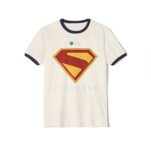 Superman Unisex Cotton Ringer T-Shirt