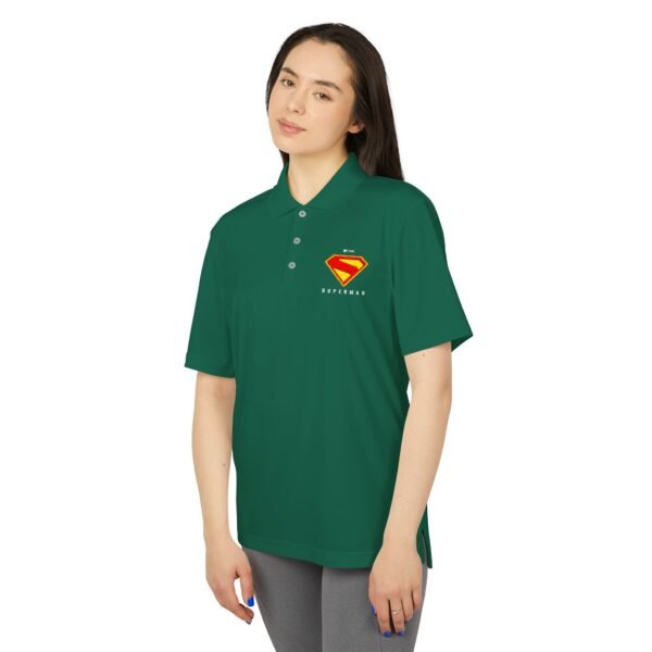 Superman Adidas Unisex Performance Polo - Image 11