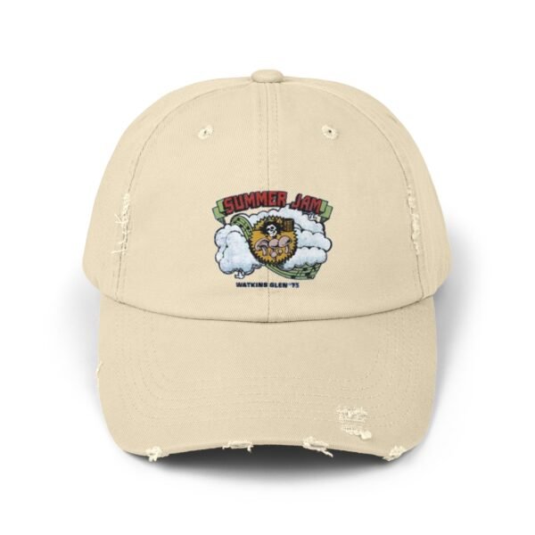 The Grateful Dead Watkins Glen Raceway Unisex Distressed Cap - Image 25
