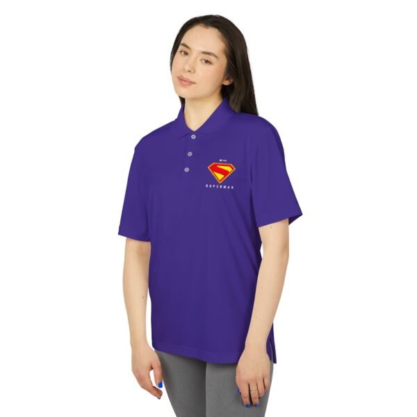 Superman Adidas Unisex Performance Polo - Image 23