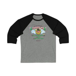 The Grateful Dead Watkins Glen Raceway Unisex 3/4 Sleeve Baseball Tee