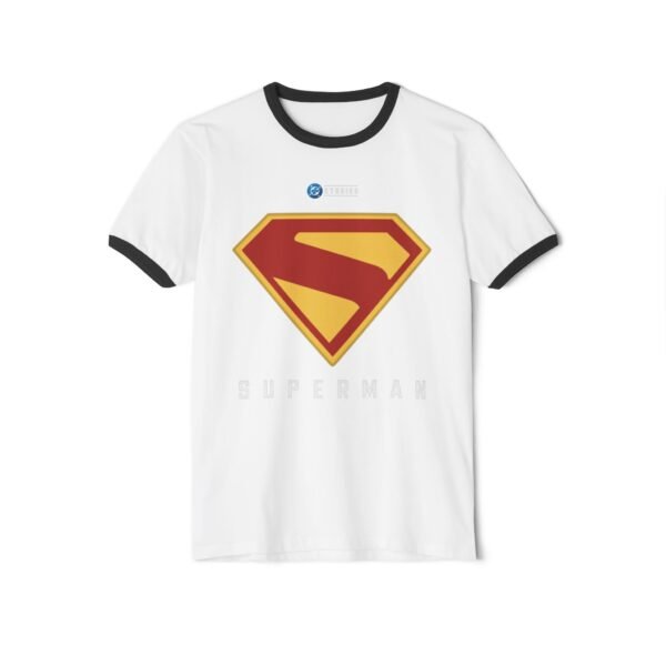 Superman Unisex Cotton Ringer T-Shirt - Image 9