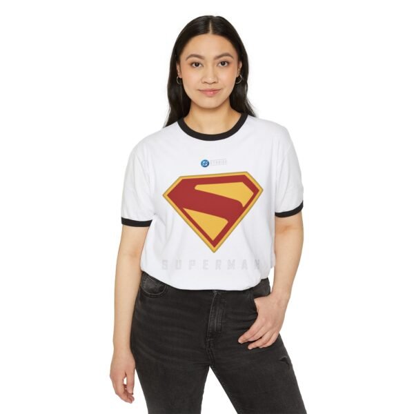Superman Unisex Cotton Ringer T-Shirt - Image 11