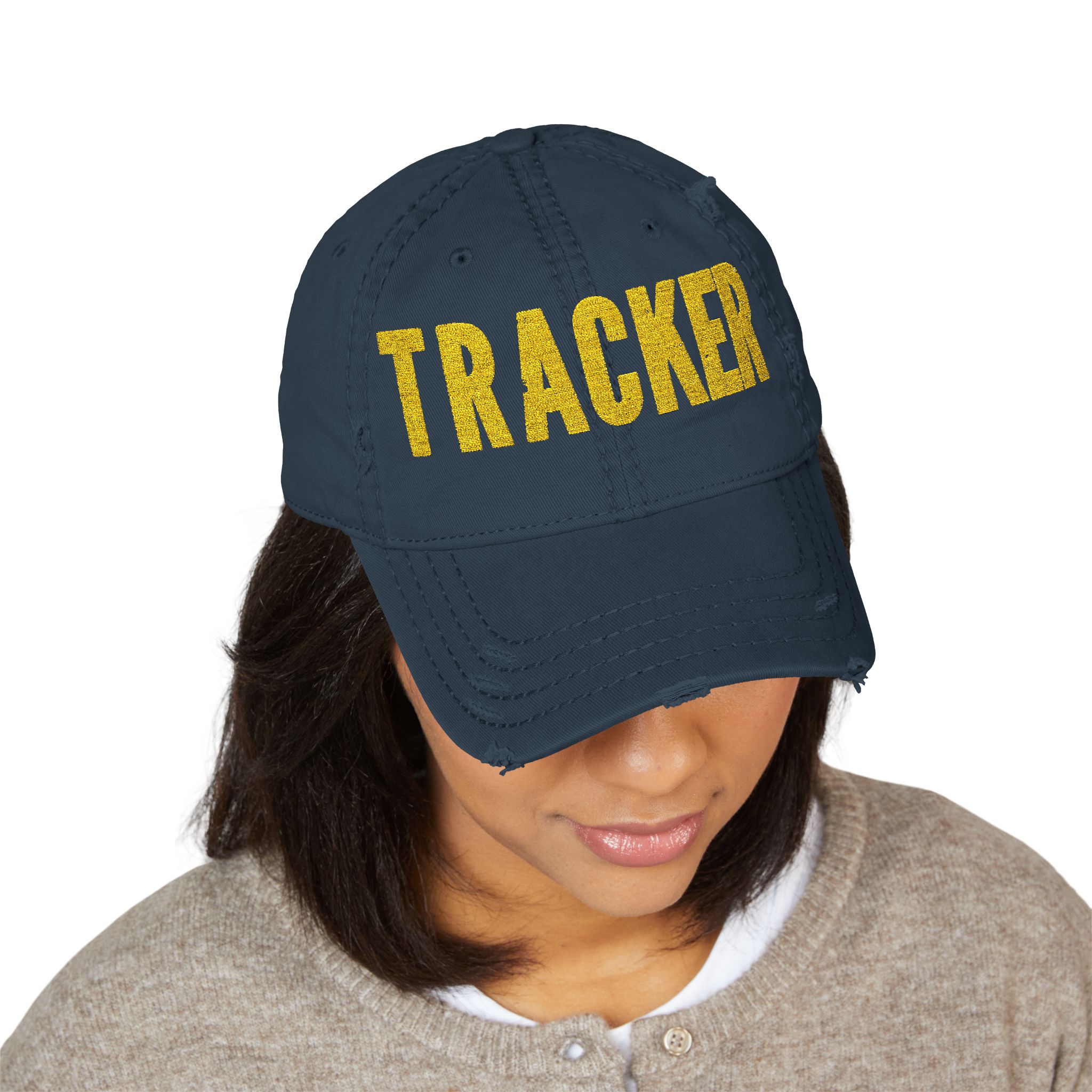 Tracker Distressed Dad Hat (Embroidery) - Image 15