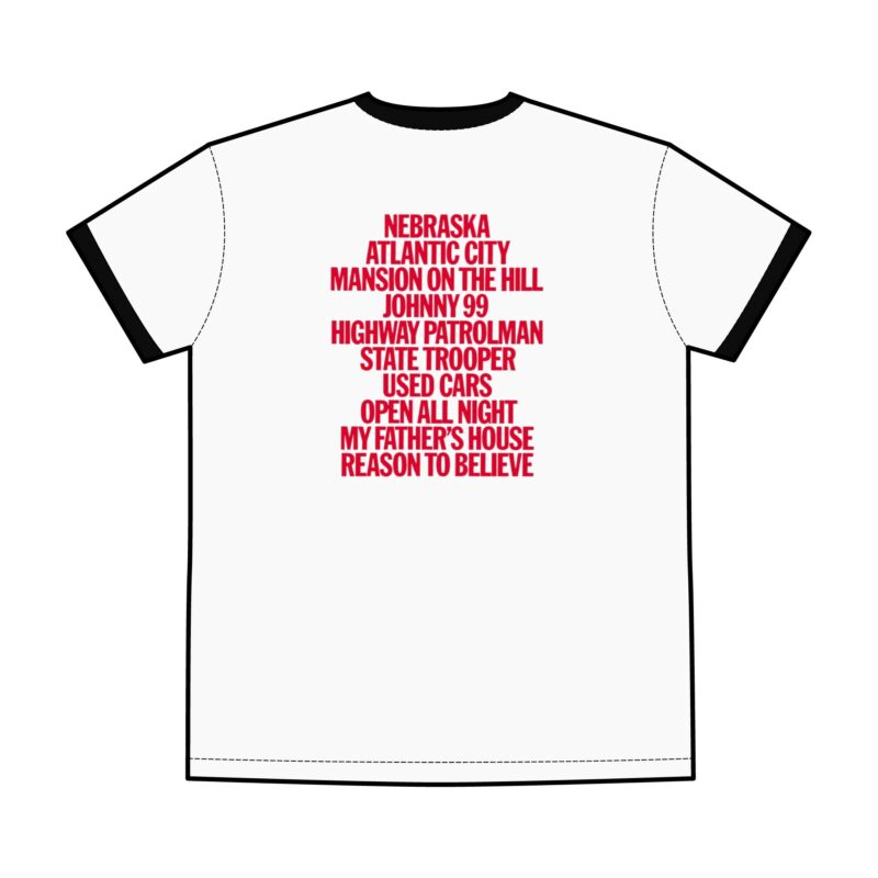 Springsteen: Deliver Me from Nowhere Men's Staple Ringer Tee - Image 4