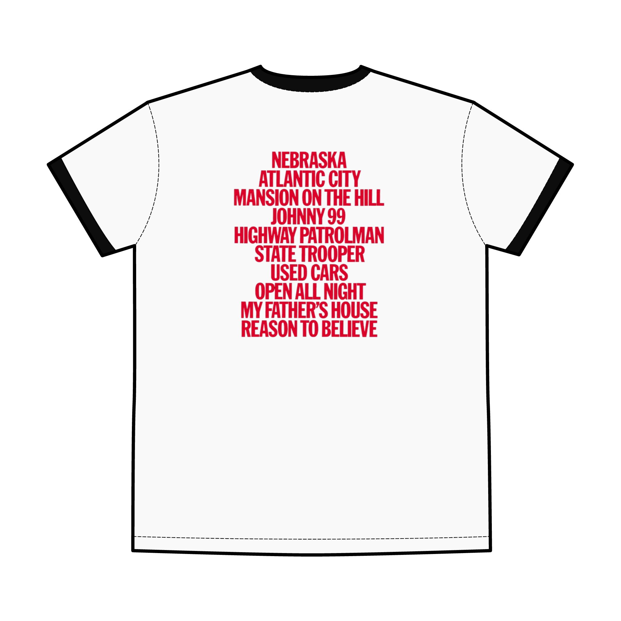 Springsteen: Deliver Me from Nowhere Men's Staple Ringer Tee - Image 4